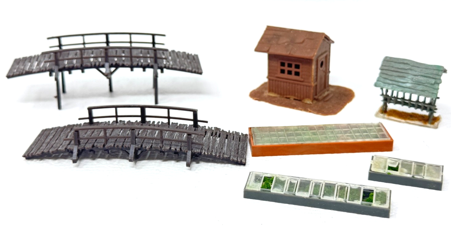 Diverses Zubehör zur Dekoration - H0 HO 1:87 für Bastler