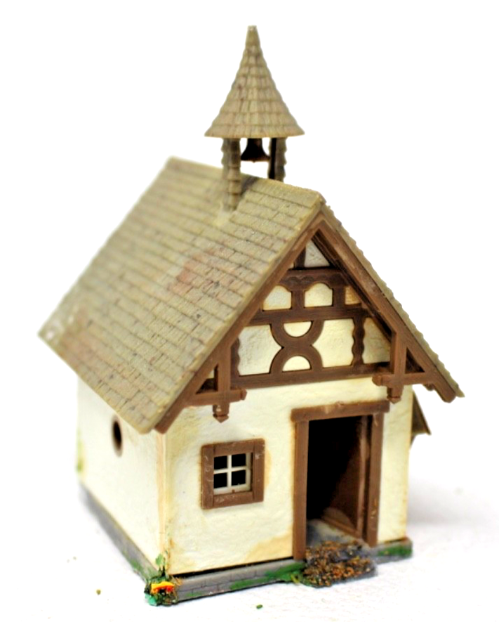 Faller H0 235 Kapelle mit Glockenturm - ca. 6,4 x 5,4 x 8,5 cm - HO H0 1:87