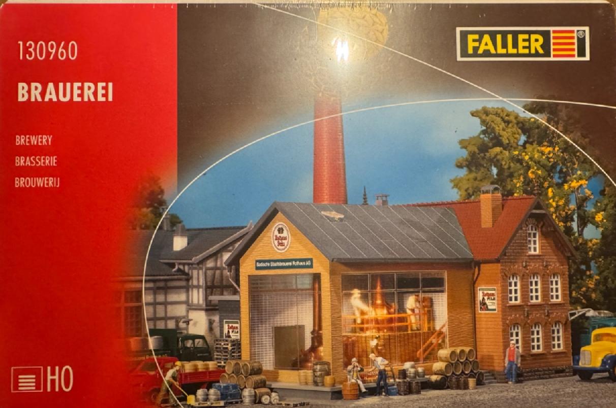 Faller H0 130960 - Brauerei - Brewery - 17,6 x 16,5 x 18 cm HO H0 1:87 NEU / OVP