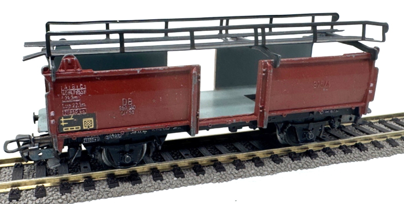 Märklin H0 315/4 Güterwagen Autotransportwagen aus Blech H0 HO 1:87