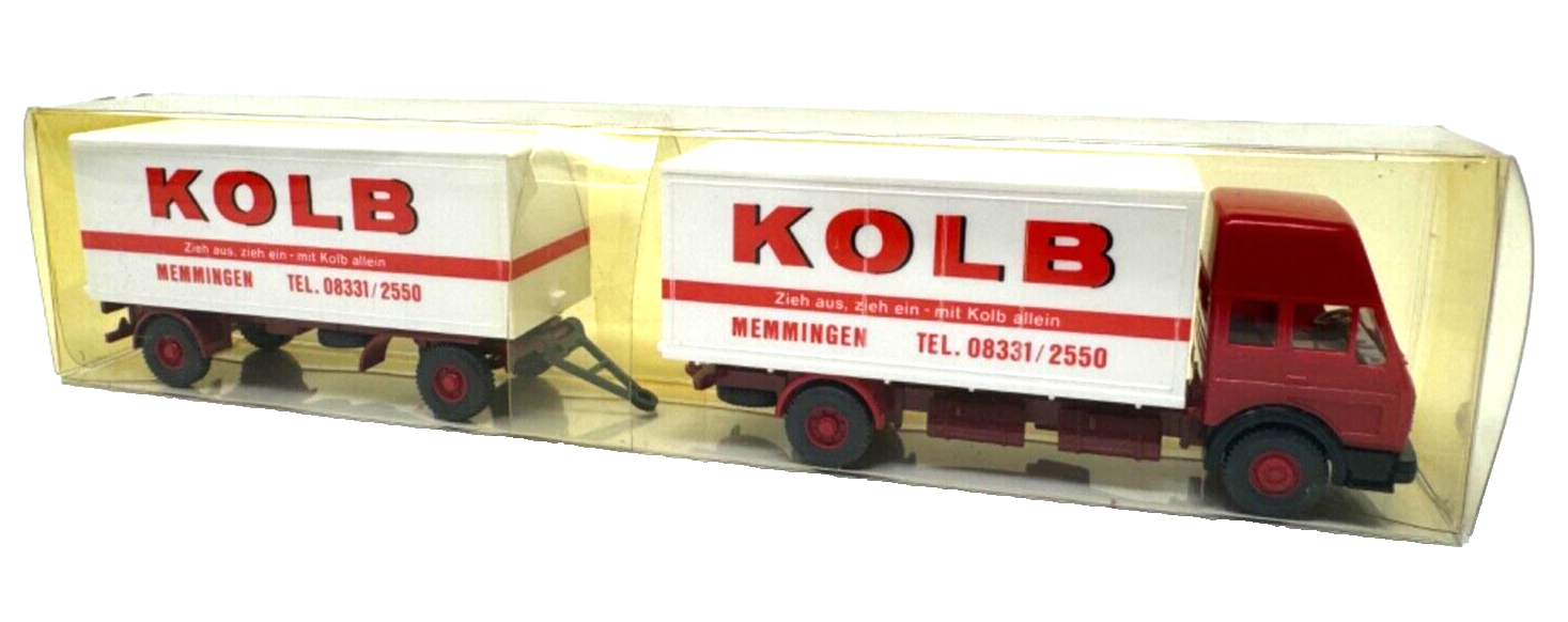 Wiking 459 27 MB Möbel-Lastzug "KOLB"  HO H0 1:87 NEU OVP