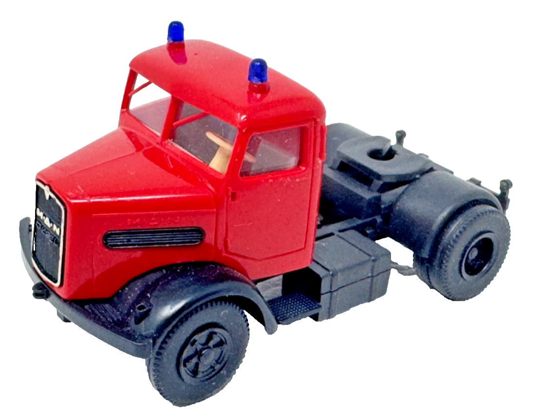 Albedo H0 MAN Zugmaschine Feuerwehr rot - 1:87 HO H0 Albedo H0 MAN Zugmaschine Feuerwehr rot - 1:87 HO H0