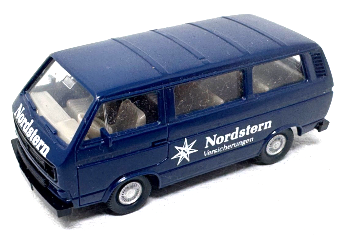 Wiking H0 13292 VW T3 Bus Transporter "Nordstern" - blau - H0 HO 1:87