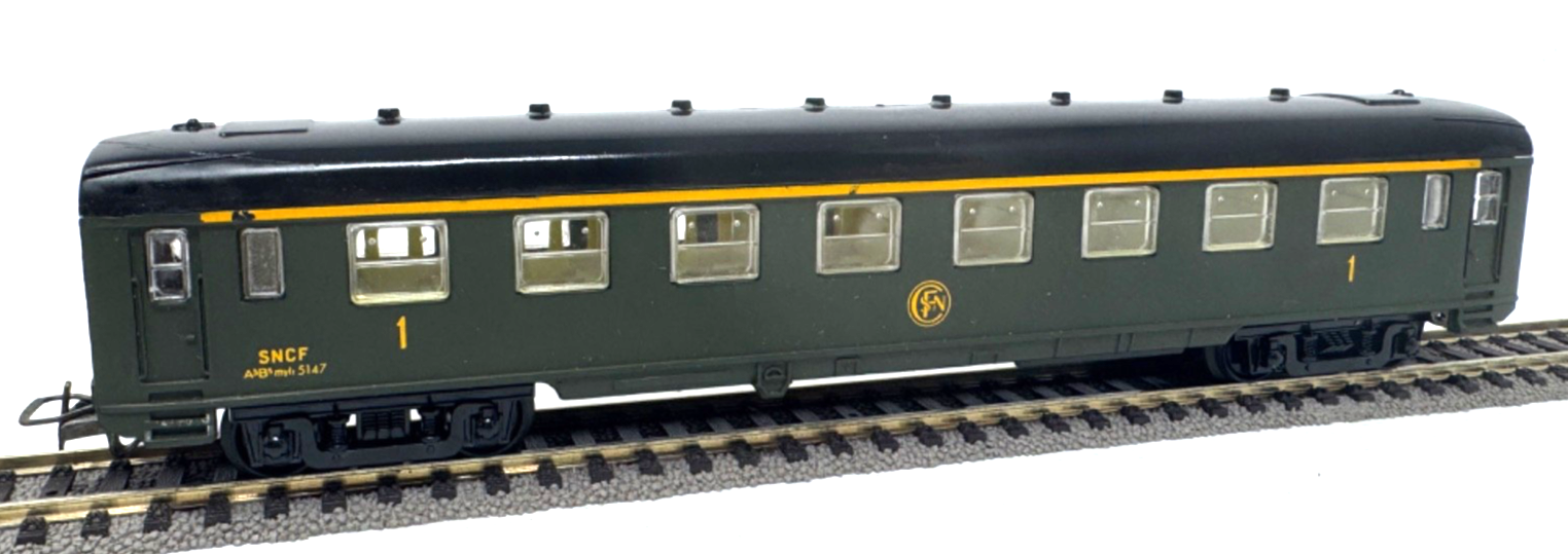 Jouef H0 464 Passanger  Car 5146 SNCF Personenwagen 1. Klasse HO 1:87 OVP