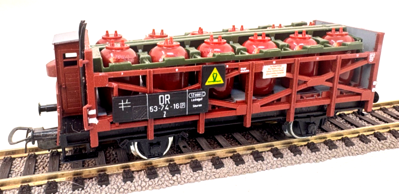 Piko 58917 H0 Säuretopfwagen DR 53-74-16 - braun - HO H0 1:87