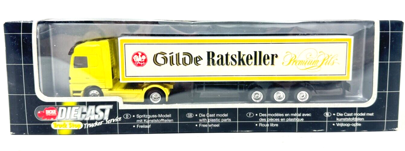 Dickie DIECAST 341 5766 - Actros Sattelschlepper "Gilde Rats.." - HO H0 1:87 OVP Dickie DIECAST 341 5766 - Actros Sattelschlepper "Gilde Rats.." - HO H0 1:87 OVP