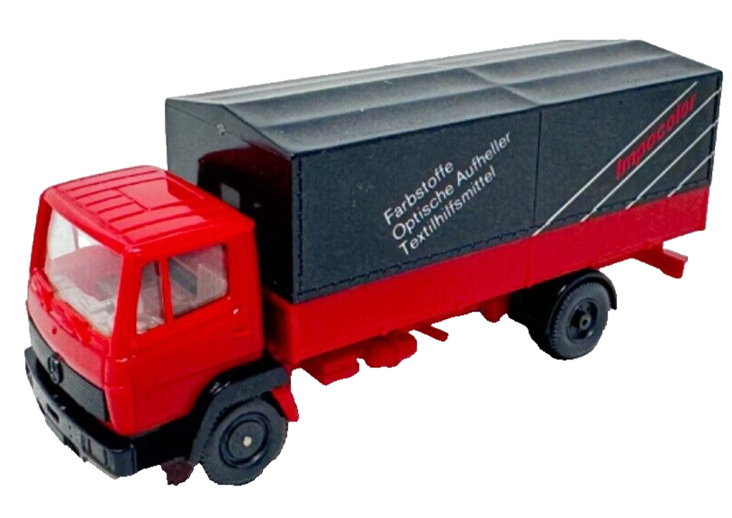 Wiking Mercedes MB LP 814 Pritsche mit Plane "Impocolor" HO H0 1:87 Wiking Mercedes MB LP 814 Pritsche mit Plane "Impocolor" HO H0 1:87