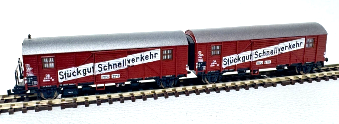 Minitrix N 13624 Leig Einheit Stückgut Schnellverkehr - DB - N - 1:160