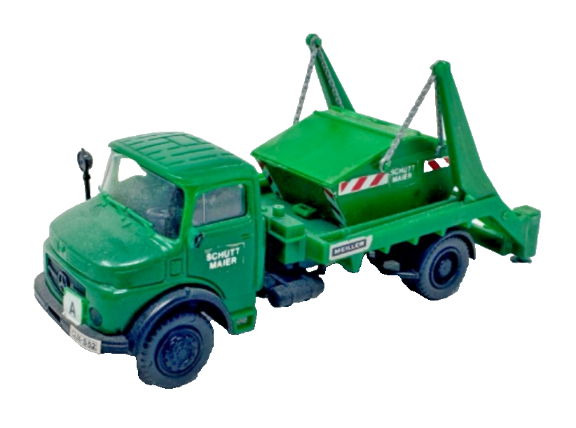 Preiser 1208 - Absetzkipper Meiller - Bausatz - fertig gebaut - H0 HO 1:87
