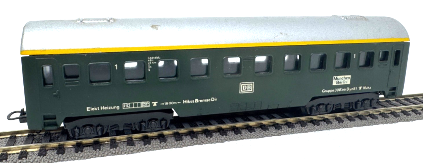 Lima H0 Personenwagen 1. Klasse - DB - 17,8 cm -  34614 Mü - grün - H0 HO 1:87