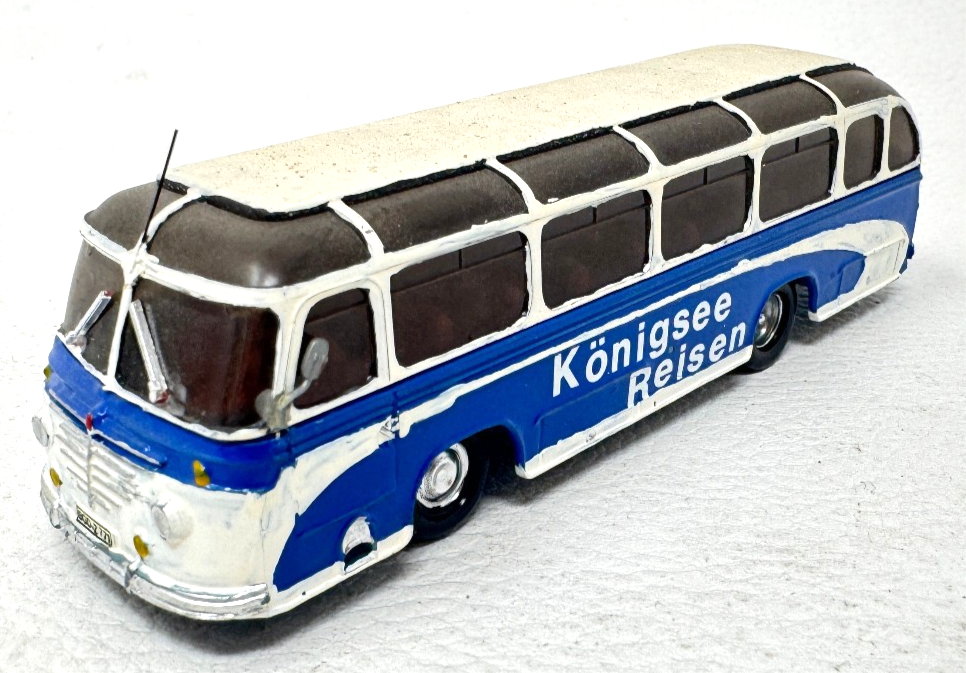 Arthur Hammer - Vintage Büssing Bus FHW Werdohl - Königsee Reisen - H0 HO 1:87