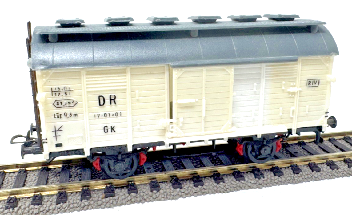 Dietzel Güterwagen Gk 17-01-01 - DR - weiß - 1:87 - H0 HO