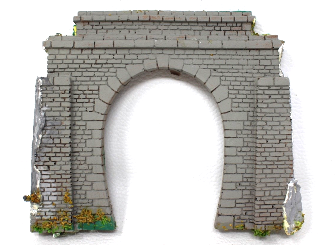 H0 Tunnelportal einspurig ca. 14,5 x 12,4 x 1,6 cm H0 HO 1:87