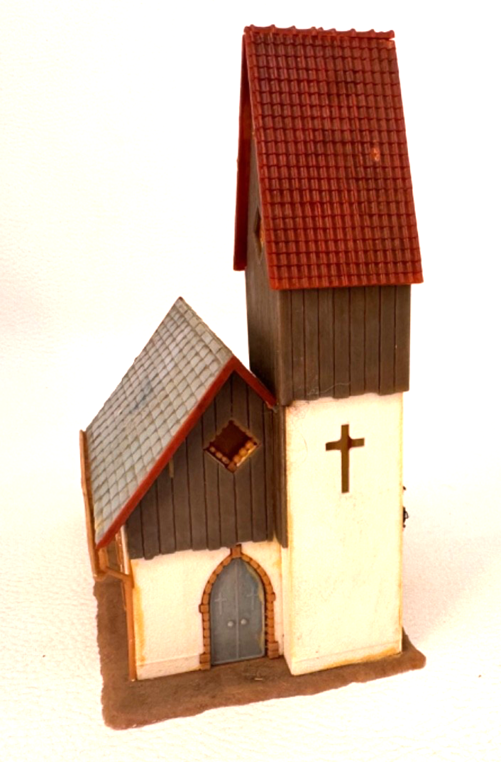 Faller H0 B-236-3 Gebäude Kirche Dorfkirche ca. 11,7 x 7,3 x 14,5 cm  HO H0 1:87