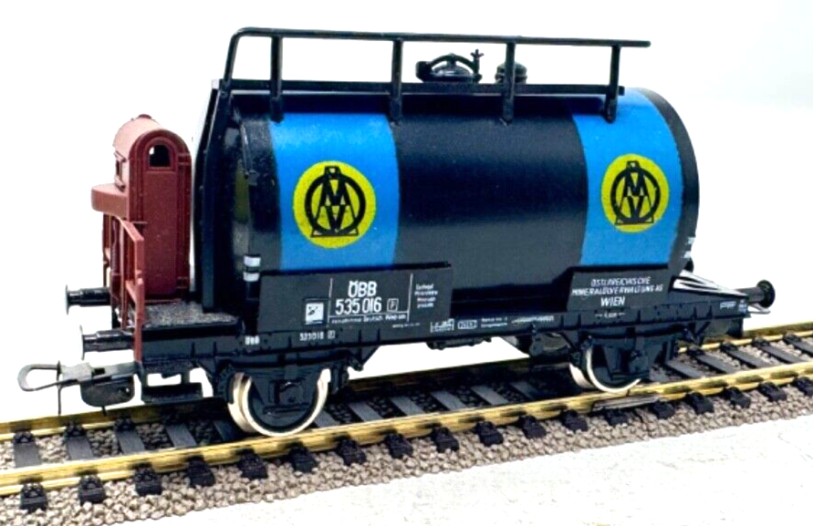 Piko Kesselwagen mit Bremserhaus - ÖBB 535 016 - blau/schwarz - HO H0 1:87 OVP