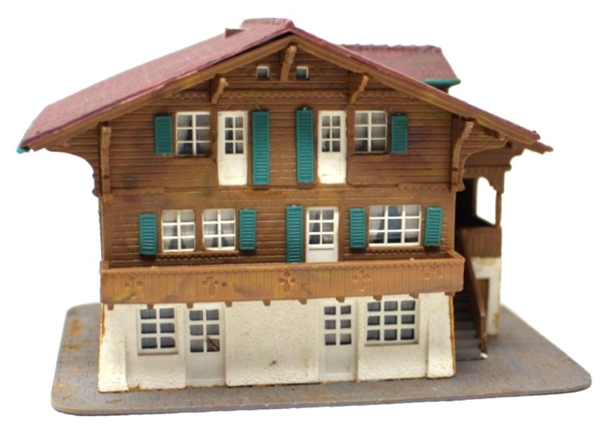 Kibri H0 8806 Chalet in Sigriswil 13,0 x 9,8 x 10,0 cm H0 HO 1:87 für Bastler