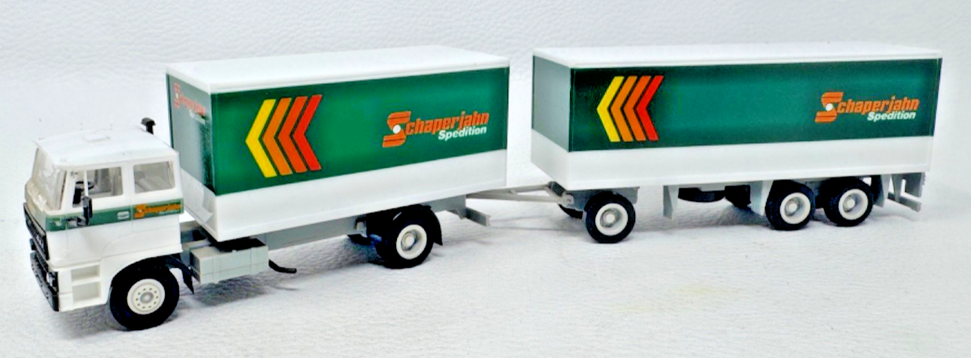 Albedo H0 DAF Hängerzug Schaperjahn Spedition - H0 H0 1:87 Albedo H0 DAF Hängerzug Schaperjahn Spedition - H0 H0 1:87