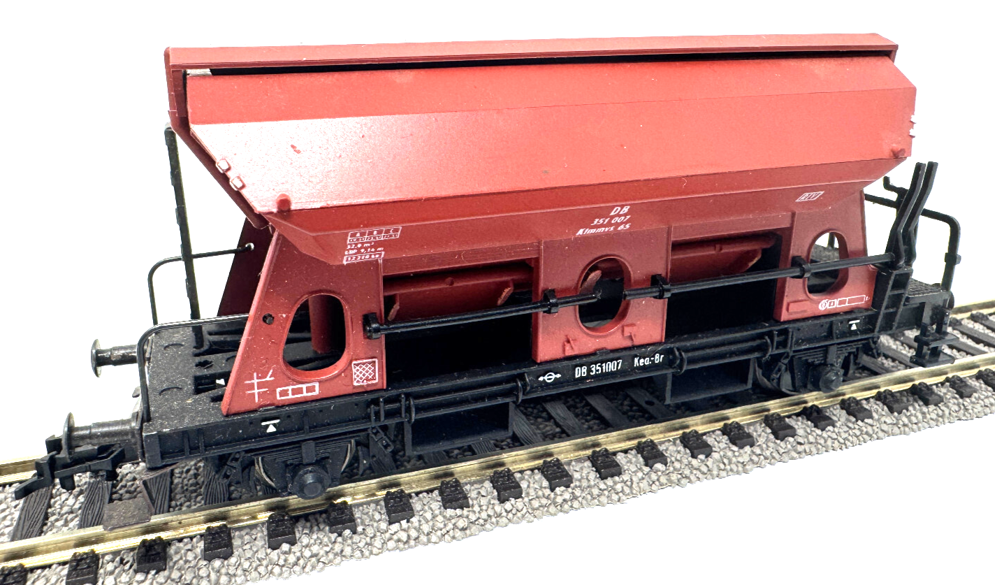 Fleischmann Güterwagen Selbstentladewagen 351 007 - Ktmmvs 65 - DB - 1:87 H0 HO