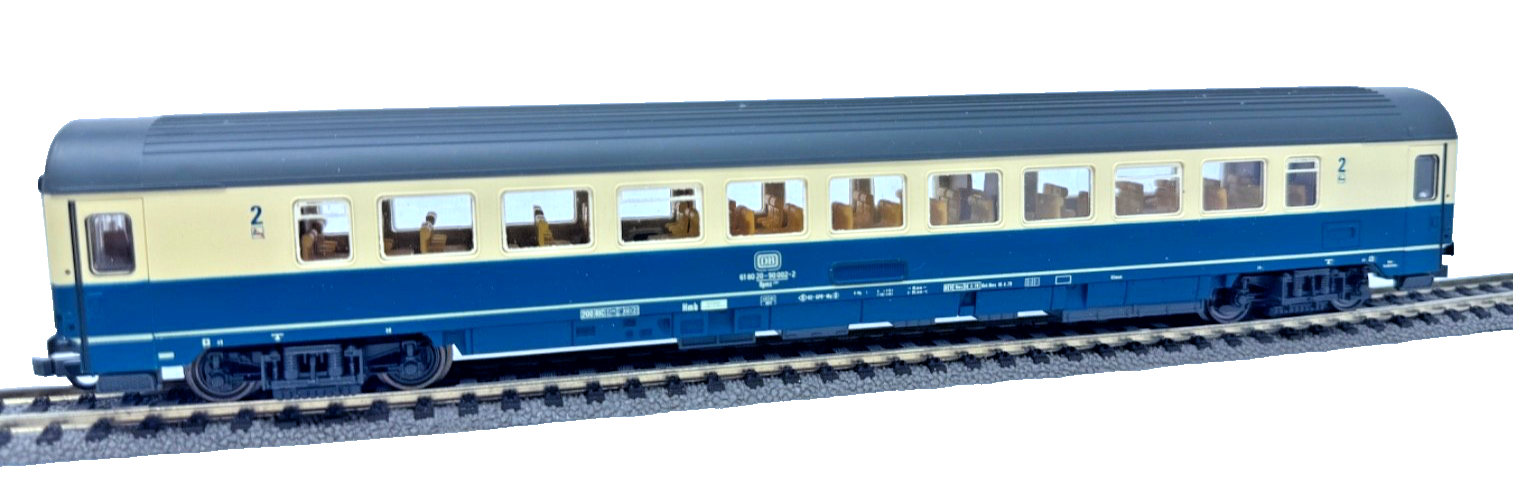 Roco 44301 H0 IC Personenwagen Großraumwagen 2. Kl. 20-90 002-2 DB - H0 HO 1:87