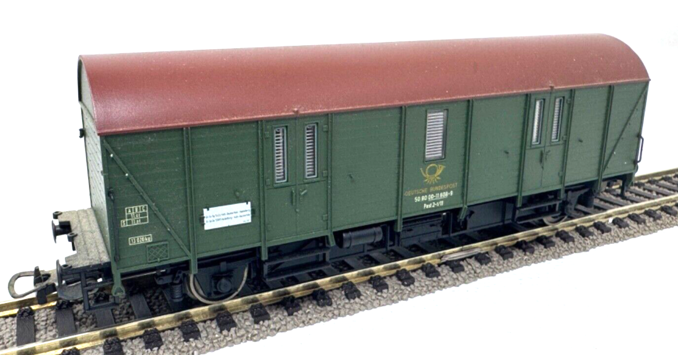 Piko 54483 Bahnpostwagen Post 2-p/11 DBP Ep III - grün HO H0 1:87