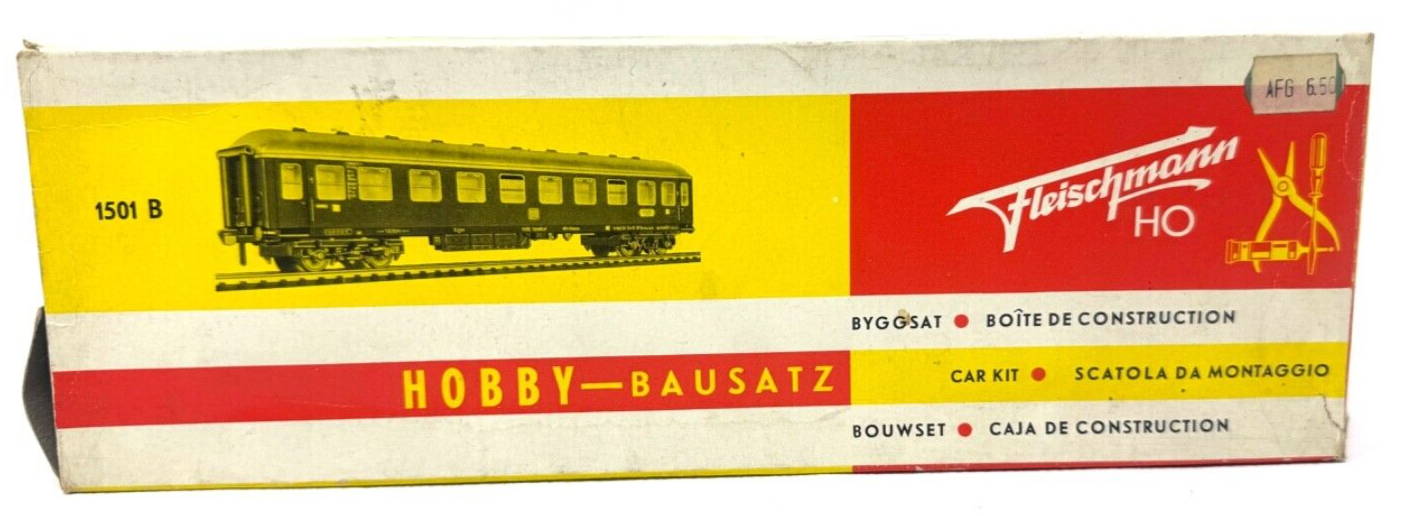 Fleischmann 1501 Bausatz Personenwagen blau 11843 Ffm - 1:87 HO H0 in OVP