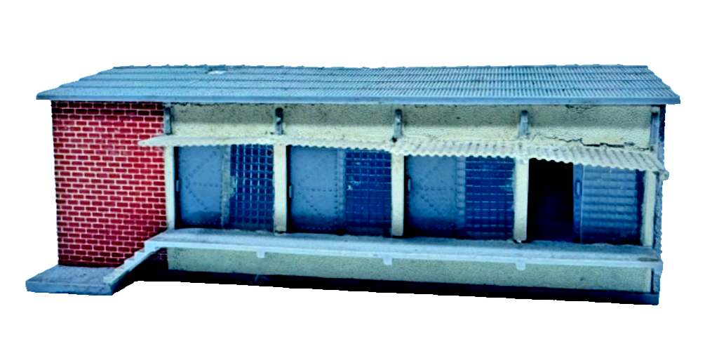Vollmer H0 V 553  Lagerhaus mit Verladerampe 16,5 x  10,5 x  5,9 cm 1:87 H0 HO