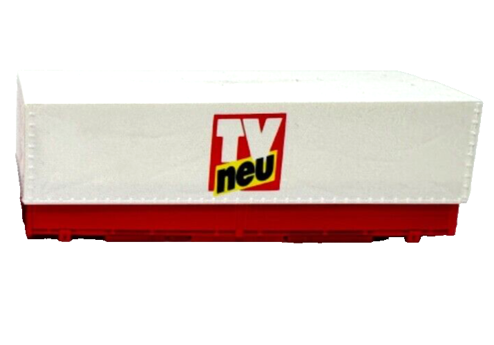 Roco Container "TV neu" rot / weiß - H0 HO 1:87