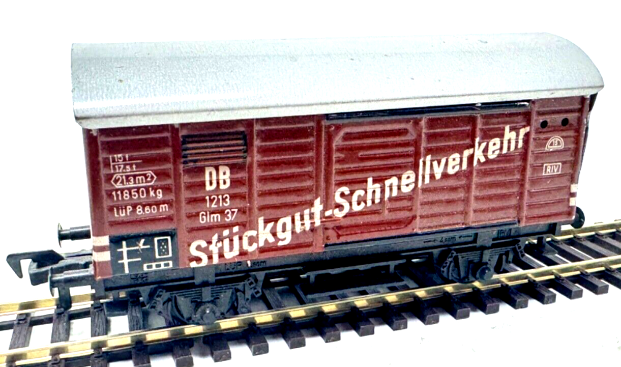 Fleischmann HO DB 1213 gedeckter Güterwagen - Blechwagen - 1:87 / HO / H0