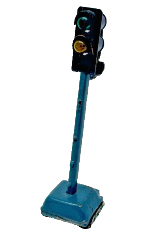 VEB - Lichtsignal Signal grün/gelb - ca. 6,1 cm hoch - 16 Volt - 1:87 H0 HO