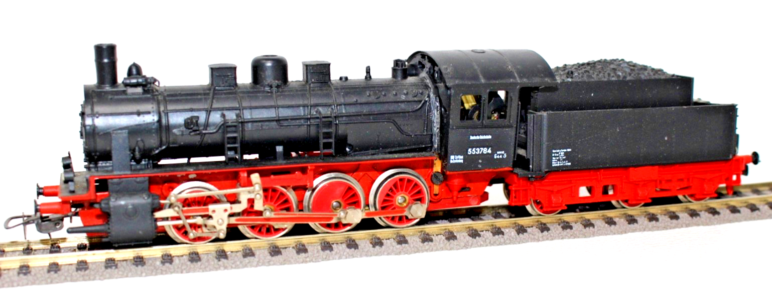 Piko H0 5/6315 Dampflok BR 55 3784 DR - schwarz/rot - H0 HO 1:87 für Bastler