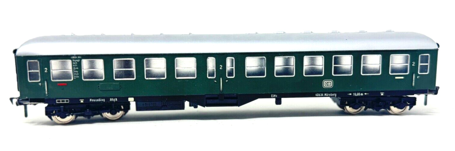 Fleischmann 1508 Personenwagen 2. Kl. - 40634 Nür - DB - HO H0 1:87 Fleischmann 1508 Personenwagen 2. Kl. - 40634 Nür - DB - HO H0 1:87