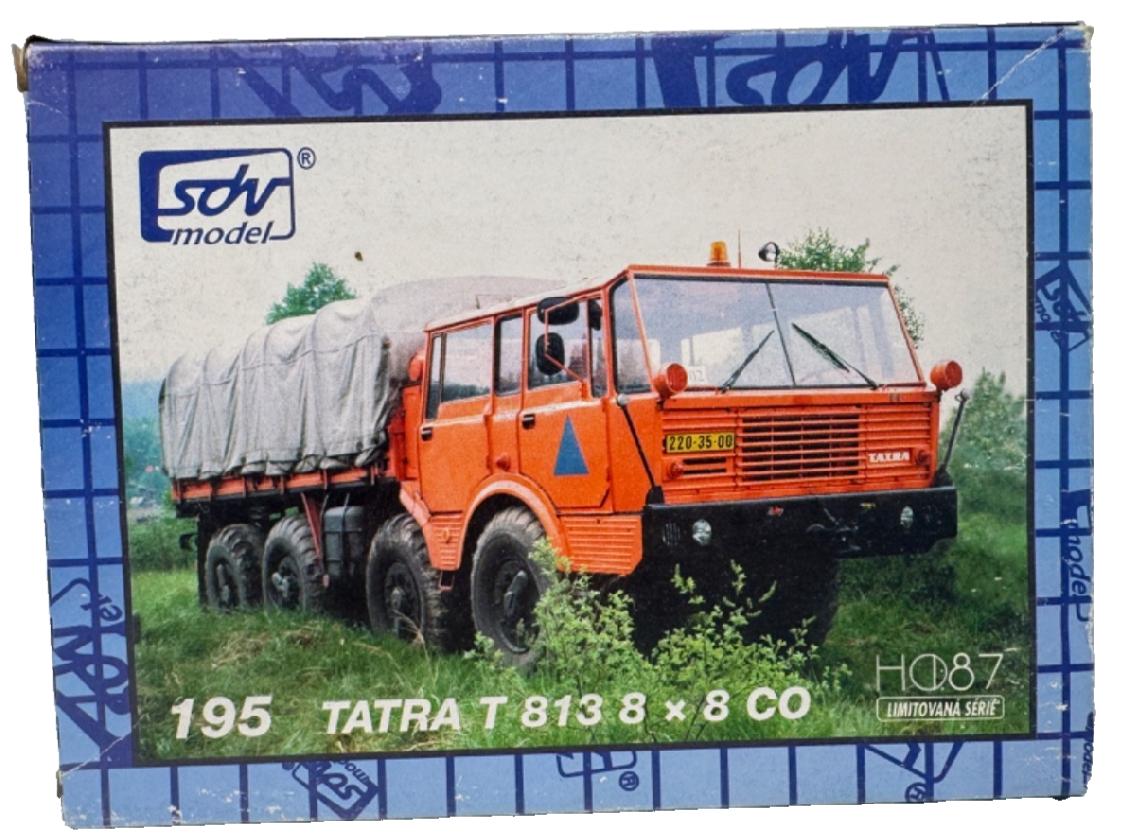 SDV model 195 - Tatra T 813 Bausatz - 8x8 CO - HO H0 1:87 SDV model 195 - Tatra T 813 Bausatz - 8x8 CO - HO H0 1:87