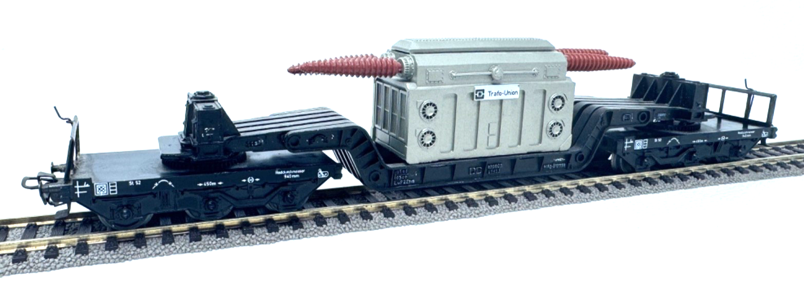 Märklin 4617 Tiefladewagen 980896 SST53 Transformator Trafo-Union - 1:87 HO H0 Märklin 4617 Tiefladewagen 980896 SST53 Transformator Trafo-Union - 1:87 HO H0
