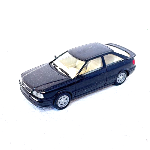 Rietze Modellauto Audi Coupe S2 - schwarz - 1:87 H0 HO