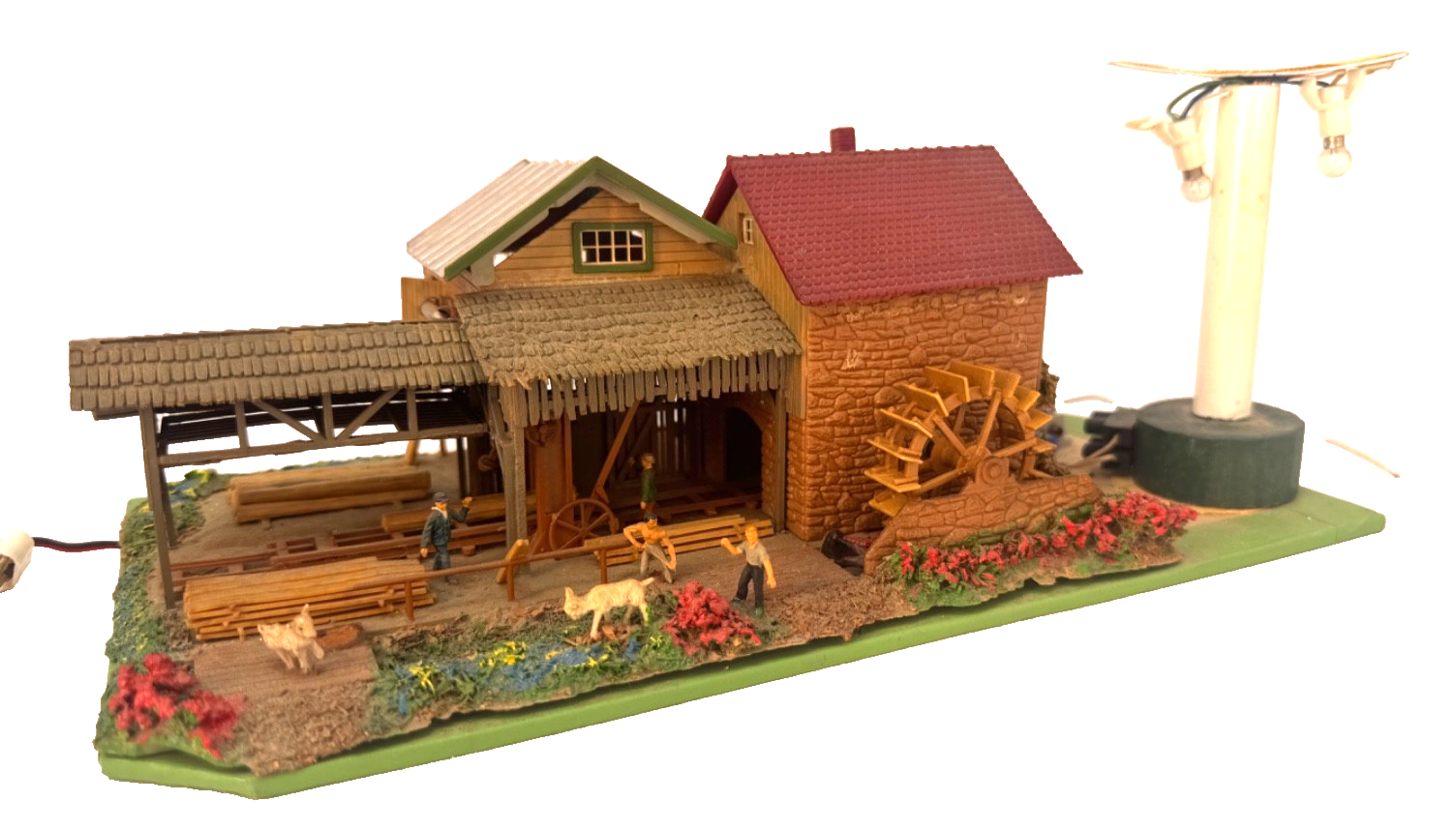 Faller H0 230 Romantische Sägemühle Elektr. Wasserrad, Säge u. Licht  HO H0 1:87