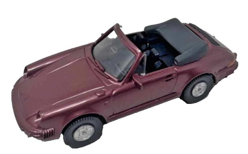 Wiking H0 Porsche 911 C Cabrio - braunviolettmetallic - Berlin-W - H0 HO 1:87
