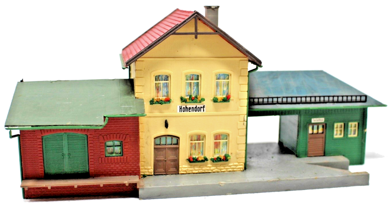 Auhagen H0 11331 Gebäude Bahnhof Hohendorf ca. 24 x 9,5 x 11,3 cm HO H0 1:87