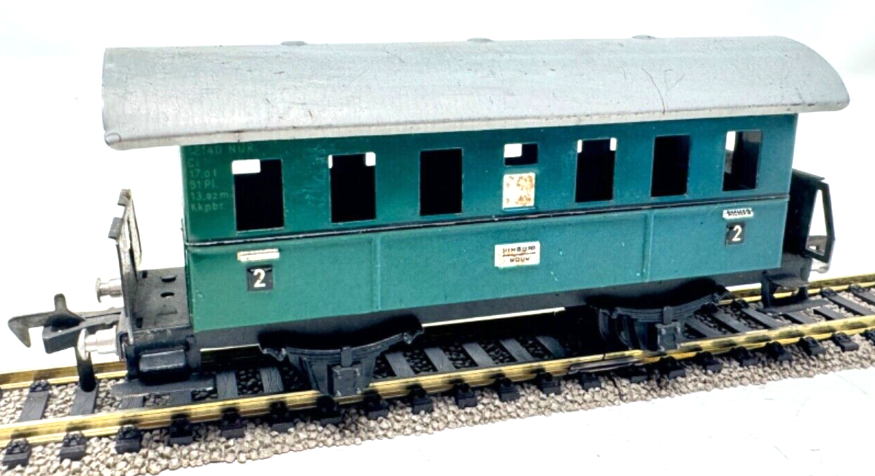 Fleischmann H0 12140 Nür Personenwagen 2. Klasse U.S.-ZONE - 1:87 HO H0 - Blech Fleischmann H0 12140 Nür Personenwagen 2. Klasse U.S.-ZONE - 1:87 HO H0 - Blech