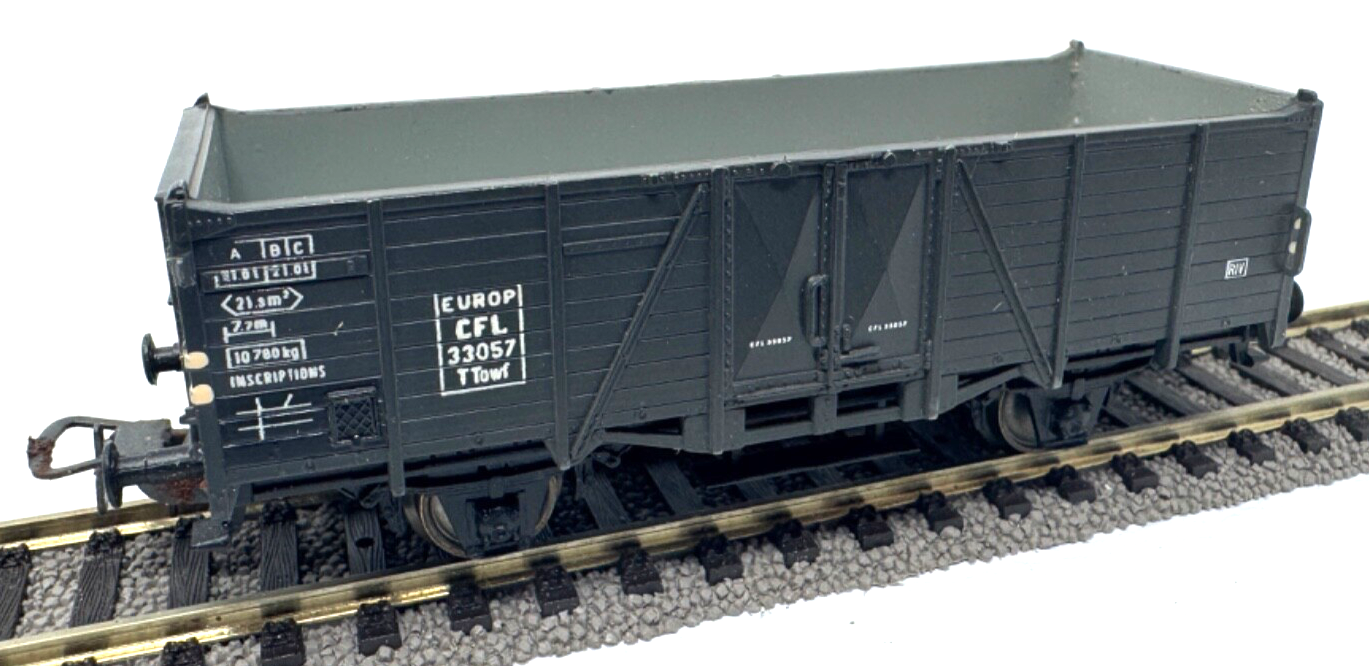 Piko H0 Offener Güterwagen Hochbordwagen - CFL - 33057  TTowf  grau - H0 HO 1:87