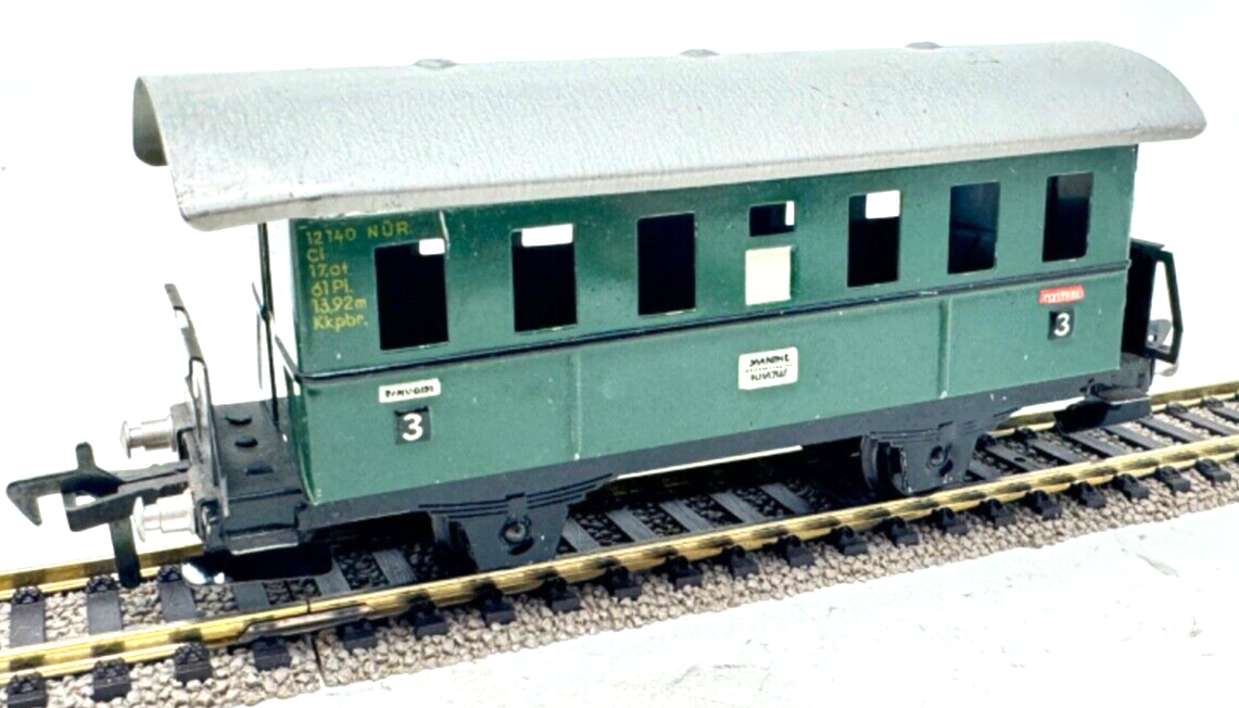 Fleischmann H0 12140 Nür Personenwagen 2. Klasse U.S.-ZONE - 1:87 HO H0 defekt Fleischmann H0 12140 Nür Personenwagen 2. Klasse U.S.-ZONE - 1:87 HO H0 defekt