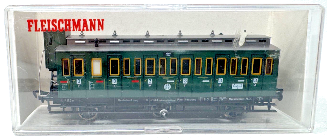 Fleischmann H0 5094 Personenwagen 1561 Köln mit Bh - 3. Klasse DRG H0 HO 1:87