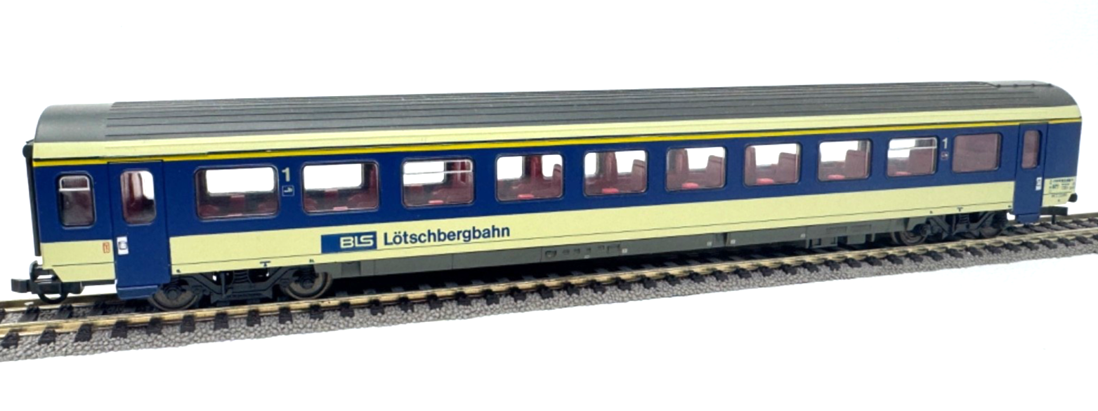 Roco H0 44474 Personenwagen Reisezugwagen "Lötschbergbahn" 1. Klasse H0 HO 1:87 Roco H0 44474 Personenwagen Reisezugwagen "Lötschbergbahn" 1. Klasse H0 HO 1:87
