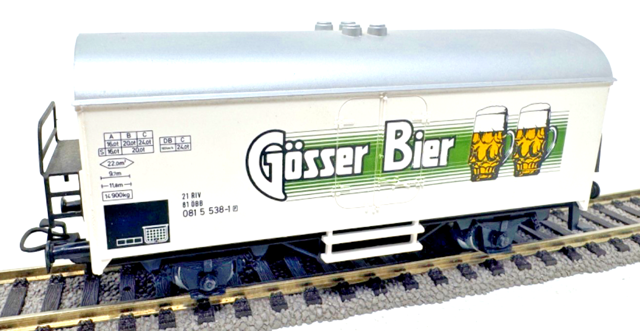 Märklin H0 4567 Güterwagen Bierwagen Kühlwagen Gösser Bier - HO H0 1:87