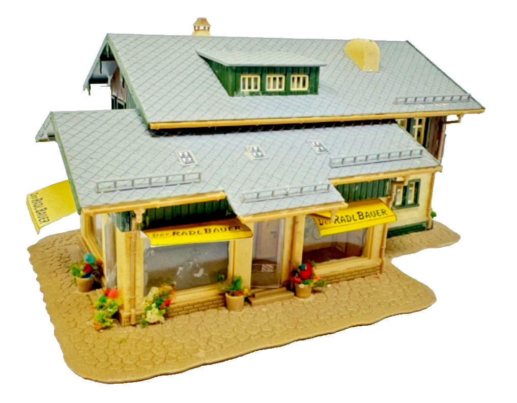 Vollmer H0 51142 Geschäftshaus Alpengebäude "Radlbauer" H0 HO 1:87