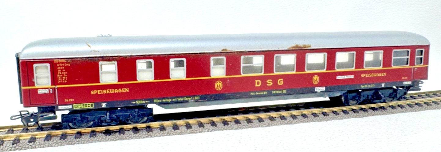 Märklin H0 4024 Speisewagen DSG DB 001001 WR4 ümg - rot - H0 HO 1:87