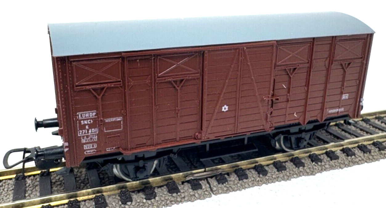 Piko Tonnendachwagen 471 401 SNCF - braun / grau - H0 HO 1:87