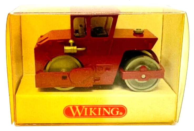 Wiking 6500220 Straßenwalze rot/grau HO H0 1:87 NEU OVP