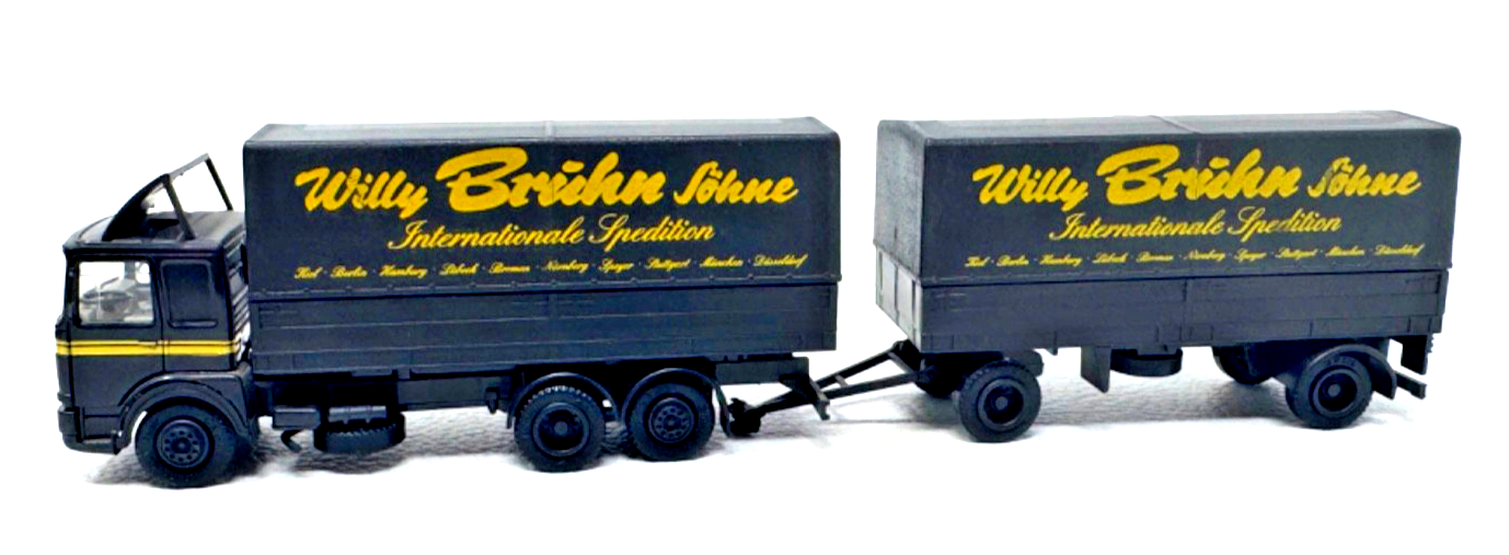 Herpa 818324 H0 MAN Hängerzug Willy Brühl Söhne Intern. Spedition H0 H0 1:87