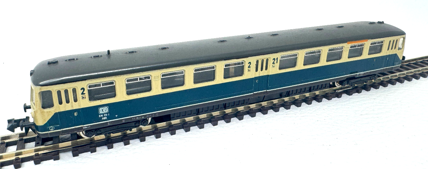 Hobbytrain Kato 1515/1516 Triebwagen 515 112-1 + Beiwagen - DB Spur N - 1:160