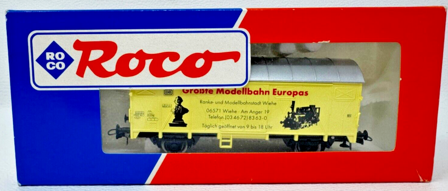 Roco H0 ged. Güterwagen "Größte Modellbahn Europas", DC, NEM - H0 H0 1:87 in OVP